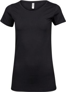 Tee Jays | Dámské elastické tričko black S