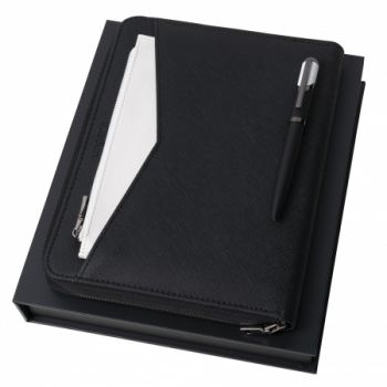 Set Cosmo White (ballpoint pen & conference folder A5)
