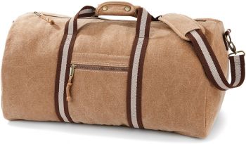 Quadra | Vintage plátěná cestovní taška sahara onesize