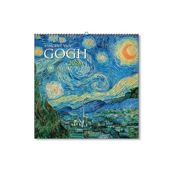 Nástenný kalendár Vincent van Gogh štvorec 2024