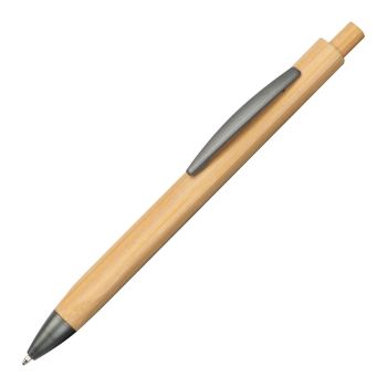 Bambusové guľôčkové pero béžová