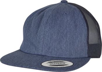 Flexfit | 5 panelová Trucker kšiltovka blue raw onesize