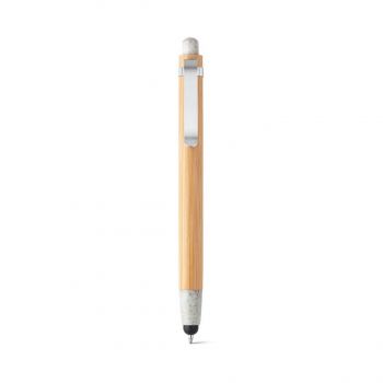 BENJAMIN. Bambusové guľôčkové pero Svetlá prírodná