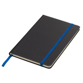 SEVILLA zápisník se čtverečkovanými stranami 130x210 / 160 stran,  modrá/černá