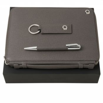 Set HUGO BOSS (ballpoint pen, conference folder A5 & key ring)