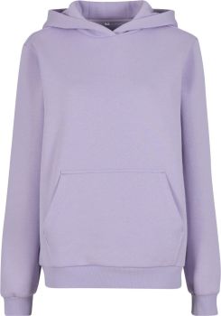 Build your Brand | Dámská oversize mikina s kapucí "Fluffy" lilac XXL
