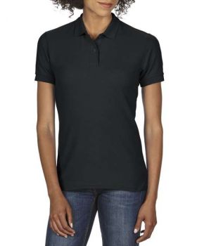 DRYBLEND® LADIES' DOUBLE PIQUÉ POLO Black S