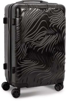 CABIN TROLLEY WITH 4MULTIDIRECTIONAL WHEELS Black U