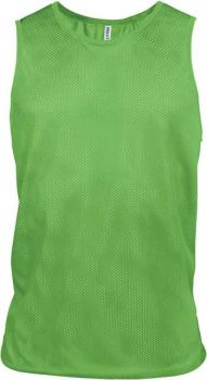 MULTI-SPORTS LIGHT MESH BIB Fluorescent Green L/XL