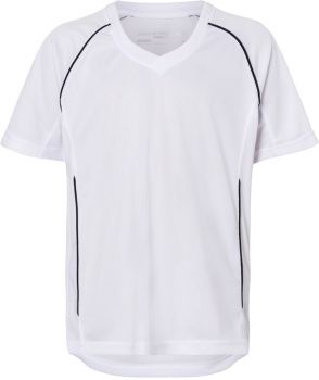 James & Nicholson | Dětské týmové tričko white/black XL