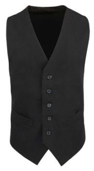 MEN’S LINED POLYESTER WAISTCOAT Black L