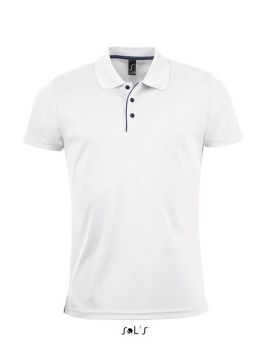 SOL'S PERFORMER MEN - SPORTS POLO SHIRT White L