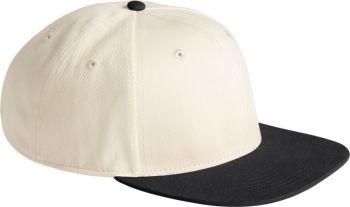 Beechfield | 6 panelová kontrastní kšiltovka natural/black onesize