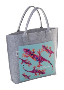 CreaFelt Shop A nákupná taška na zákazku grey