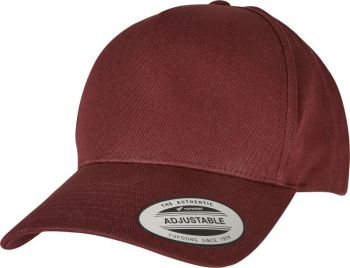 Flexfit | 5 panelová Snapback kšiltovka burgundy onesize