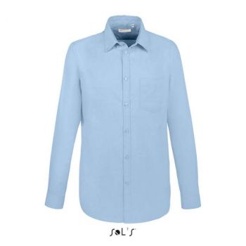 SOL'S BOSTON FIT - LONG SLEEVE OXFORD MEN'S SHIRT Sky Blue S