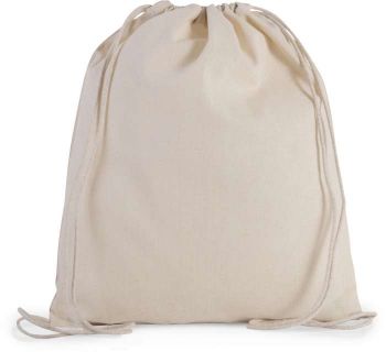 ORGANIC COTTON SMALL DRAWSTRING BAG Natural U