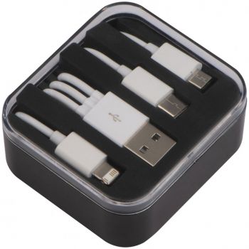 Sada USB káblov v krabici Black