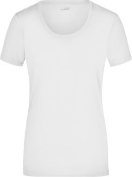 James & Nicholson | Dámské elastické tričko white S