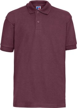 Russell | Dětské piqué polo z těžké bavlny burgundy 116