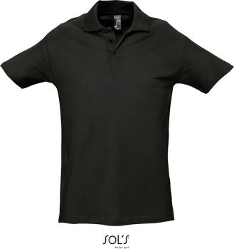 SOL'S | Piqué polo black L