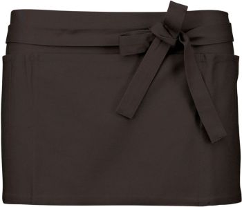Kariban | Barová zástěra krátká chocolate onesize