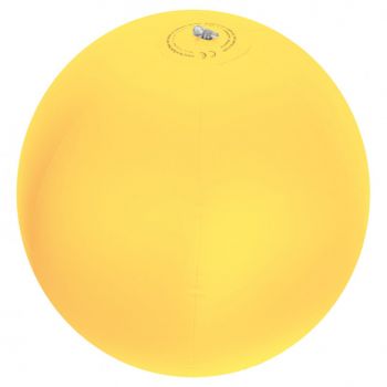 Jednofarebná plážová lopta Yellow