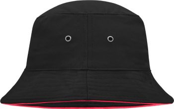 Myrtle Beach | Rybářský klobouk s lemem black/red L/XL