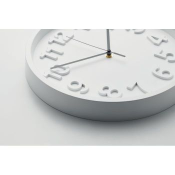 MURO Nástěnné hodiny z PP Bílá