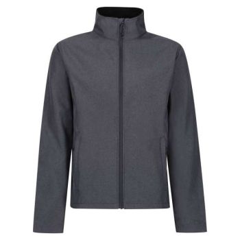 LIMESTONE MARL PRINTABLE SOFTSHELL JACKET Seal Grey/Black XL
