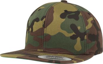 Flexfit | 6 panelová Snapback kšiltovka "Camo" camo onesize