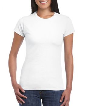 SOFTSTYLE® LADIES' T-SHIRT White L