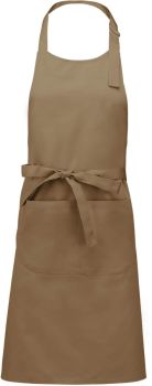 Kariban | Zástěra s laclem "Sommelier" camel onesize