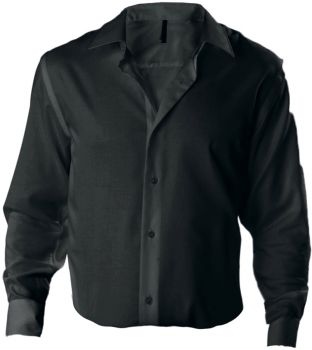 Kariban | Nežehlivá košile s dlouhým rukávem black S