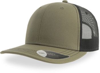 Atlantis | 6 panelová Trucker kšiltovka "Sonic" olive/black onesize