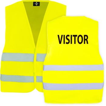 Korntex | Bezpečnostní vesta "VISITOR" yellow XL/XXL