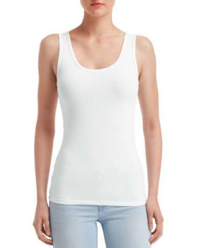 WOMEN'S STRETCH TANK White L