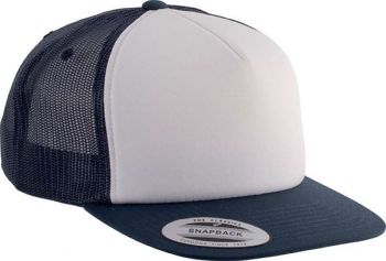 CLASSIC TRUCKER CAP - 5 PANELS Navy/White/Navy U