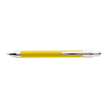 Kovové guľôčkové pero s gum... Žltá