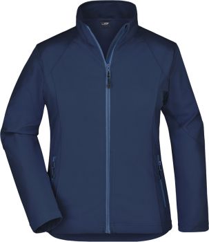 James & Nicholson | Dámská 3-vrstvá softshellová bunda navy XL