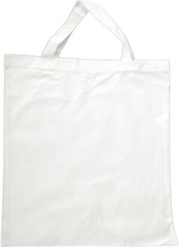 Cotton Bag | Bavlněná taška s krátkým uchem white onesize
