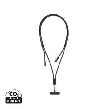 LoopAmp nastaviteľný 160 cm telefónny kábel 60 W RCS čierna