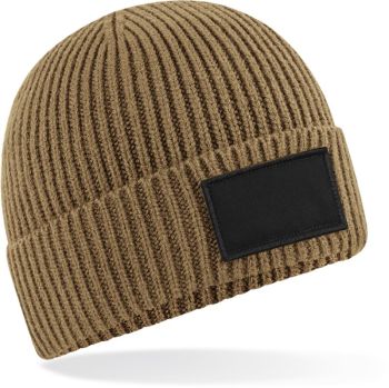 Beechfield | Čepice Patch "Fashion" biscuit/black onesize