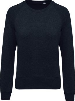 Kariban | Dámská raglánová mikina z bio bavlny french navy heather XL