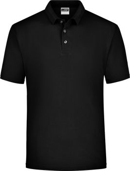 James & Nicholson | Piqué polo black M