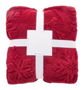 Valsatra RPET vianočná deka burgundy