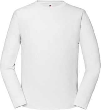 F.O.L. | Pánské těžké tričko s dlouhým rukávem white XXL