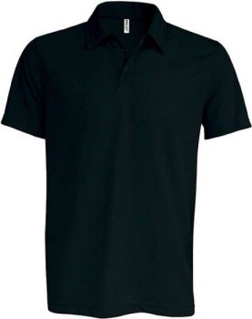 MEN'S SHORT-SLEEVED POLO SHIRT Black L