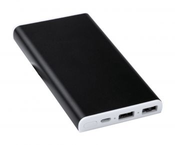 Quench USB power bank black , white