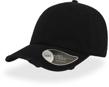 Atlantis | 6 panelová kšiltovka "Dad Hat Destroyed" black onesize